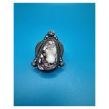 Wallace Jr. Sterling Silver White Turquoise