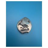 Sterling Roadrunner Pin/Brooch
