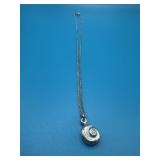 16in Sterling Seashell Pendant Necklace