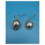 Sterling Southwestern Style Domed Earrings