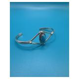 925 VTG Navajo Turquoise Cuff Bracelet
