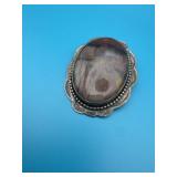 Vintage Large Sterling Brooch