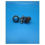 Lot of 3 Native American Style Sterling Rings
