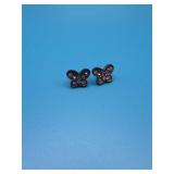 Sterling Silver Butterfly Earrings