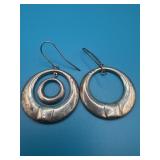 Robert Lee Morris Studio Double Hoop Earrings 925