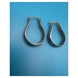 Sterling Footprints in Sand 925 Earrings