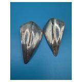 Modernist Sterling Silver Earrings
