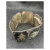 VTG Siam Sterling Niello Bracelet