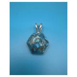 Jay King Desert Rose Sterling Pendant