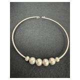 Handcrafted Sterling Chocker Necklace