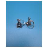 925 Eiffel Tower Dangle Earrings