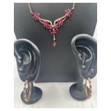 Classic Treasures 14K Rose Gold Lab Created Ruby