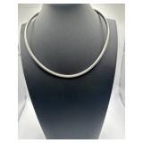 925 Tube Torque Collar Necklace