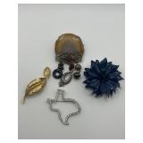 Decorative Brooch Lot of 4