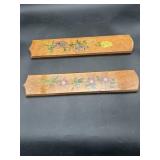 Vintage 1930's Hand-carved, Hand-painted Wooden