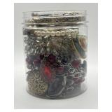 Costume Jewelry Jar