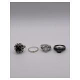 Size 6 925 Ring Lot of 4