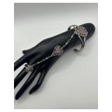Handmade Purple Heart Hand Chain