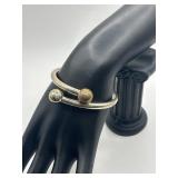 Handmade 925 Hinged Bangle Bracelet