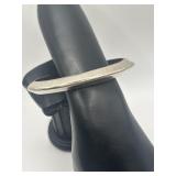 925 Sleek Minimal Sterling Cuff Bracelet