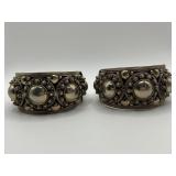 Reserved Mid-Century Siam Sterling Silver Cuff