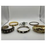Costume Bangle Bracelet Lot of 6