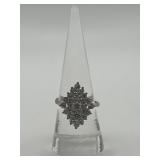 Size 8 925 Cluster Cocktail Ring