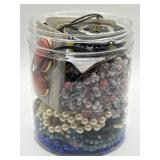 Assorted Jewelry Jar