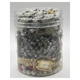 Assorted Jewelry Jar