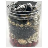 Assorted Jewelry Jar