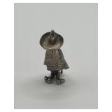 Taxco Sterling Silver Sombrero Man Pin