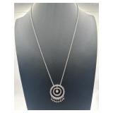 Sterling Silver Signes CRP Necklace 17in