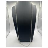 Vintage Monet 31in 925 Twisted Rope Chain