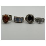 Size 9 925 Ring Lot of 4