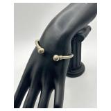 925 Torque Bangle Bracelet with Classic Ball