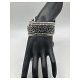 925 Intricate Scrollwork Cuff Bracelet