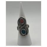 Size 6 Native American Handmade Sterling Silver