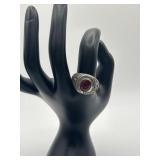 925 1968 Size 10 Ruby Class Ring