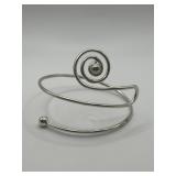 925 Spiral Design Arm Cuff