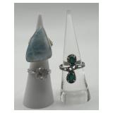 925 Size 6.5 Ring Lot of 3