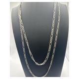 925 30in Figaro Chain Necklace