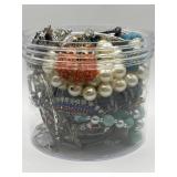 Vintage Costume Jewelry Jar