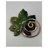Matisse Renoir Leaf Brooch