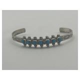 Vintage Native American 925 Child's Turquoise