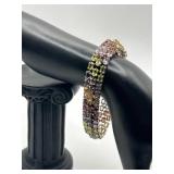 Vintage Ross Simons Multi Gemstone 18K Gold Over