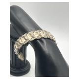 Mexican Sterling Silver Cuff with Swirl Design