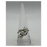925 Original Black Hills Triple Pearl Ring Size