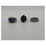 Size 7 925 Ring Lot of 3