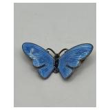 1in Sterling Butterfly Brooch