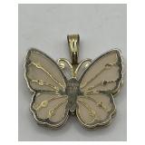 .5in China JCM 925 Butterfly Necklace Pendant